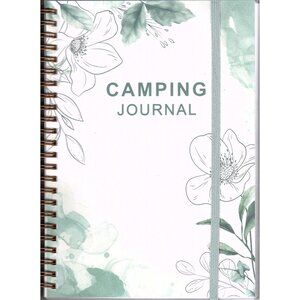 Camping Journal with Campsite Log Pages Spiral Bound 6 x 9 Durable Design